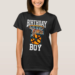 5th Birthday Bysketbyll 5 Years Old Kids Gift  T-Shirt