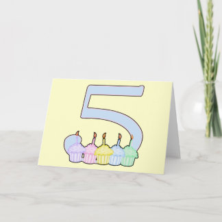 5th Birthday Card