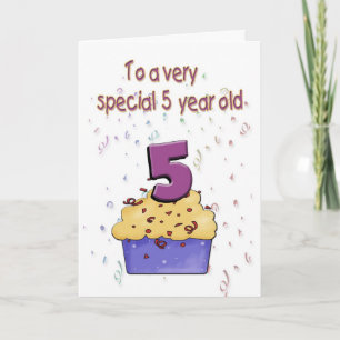 5th Birthday Card