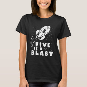 5th Birthday FIVE IS A BLAST T-Shirt