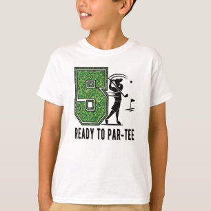 5th Birthday Gift Golf Player 5 Year Old Boy T-Shirt