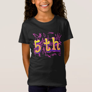 5th Birthday Kids Birthday T-Shirt