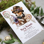 5th Birthday Puppy Dog Pet Adoption Party Invitation<br><div class="desc">5th Birthday Puppy Dog Pet Adoption Party Printable Instant Download Digital Invitation Invite Evite Einvitation features a cute puppy with a steampunk themed outfit perfect for a puppy birthday party, pet adoption party or puppy adoption party. Your guests will love this cute and unique take in a popular party theme....</div>