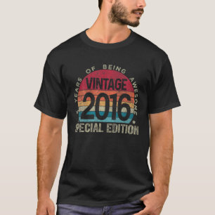 5Th Birthday Retro Special Edition 2016 Vintage Bi T-Shirt
