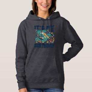 5th Birthday Sea Turtle Underwater Vector Design_1 Hoodie