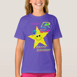 5th Birthday Stars Shirt