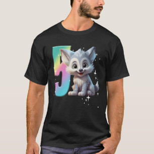 5th Birthday Wolf Shirt Birthday Girl Outfit Wolve