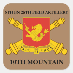 5TH BN 25TH FIELD ARTILLERY 10TH MOUNTAIN STICKERS