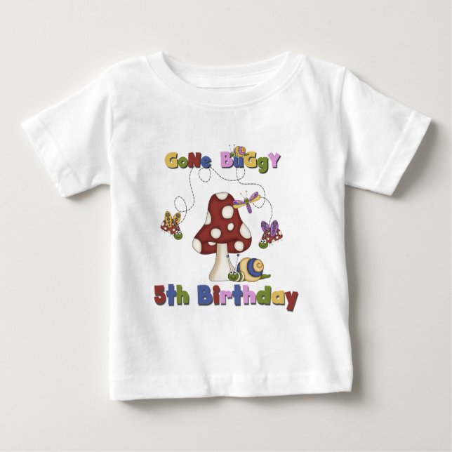 5th Bug Birthday Tshirts and Gifts (Front)