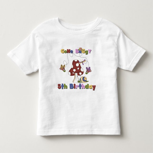 5th Bug Birthday Tshirts and Gifts (Front)