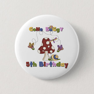 5th Bug Birthday Tshirts and Gifts 6 Cm Round Badge