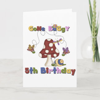 5th Bug Birthday Tshirts and Gifts Card