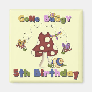 5th Bug Birthday Tshirts and Gifts Magnet