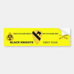 5TH CAVALRY REGT 1ST CAVALRY DIV BUMPER STICKER