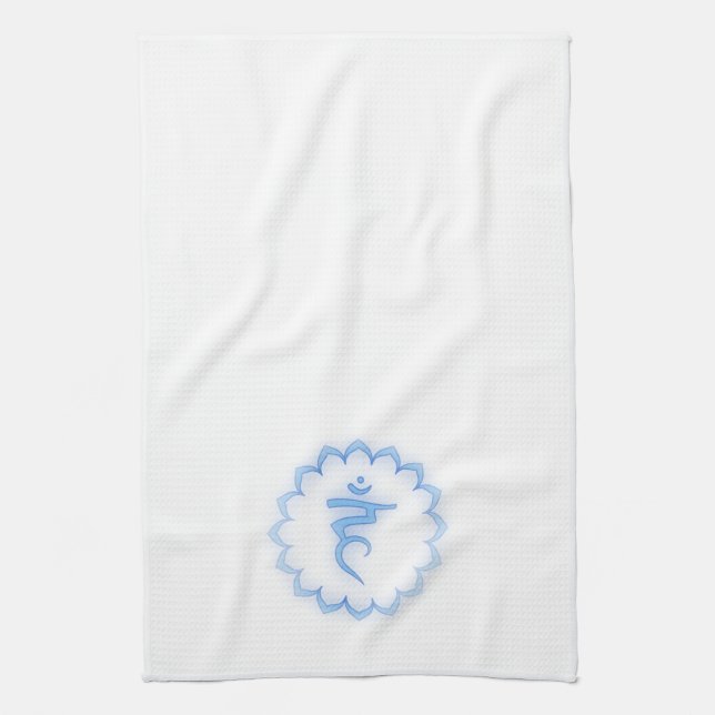 5th Chakra Tea Towel (Vertical)
