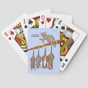 5th Day of Christmas (5 Gold Rings) Playing Cards