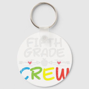 5th Fifth Grade Crew First Day Of School Boys Girl Key Ring