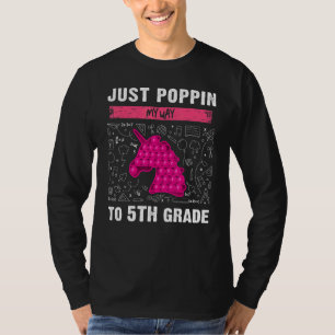 5th Grade Back To School  Pop It  Fidget Toy  Unic T-Shirt