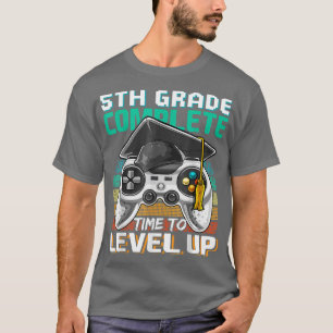 5th Grade Complete Video Game Senior Graduation Gi T-Shirt