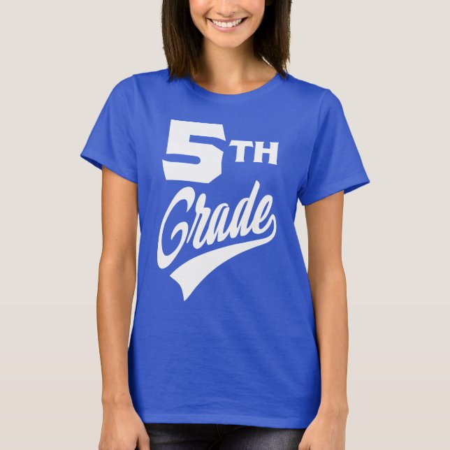 5th Grade  descripti T-Shirt (Front)