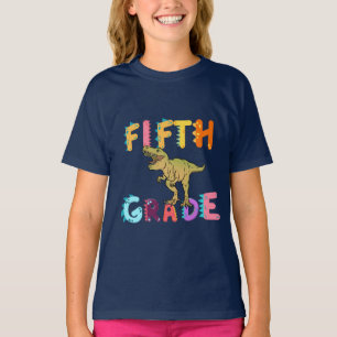 5th Grade Dino Squad teacher crew School T-Shirt