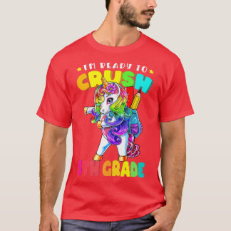 5th Grade Floss Dance Unicorn Back to School Girls T-Shirt