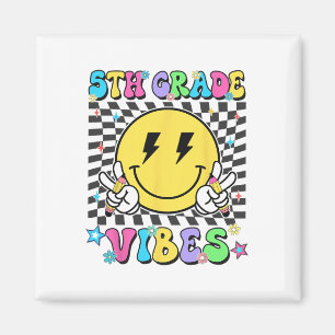 5th Grade For Girls Boys Teacher Fifth Grade Back  Magnet