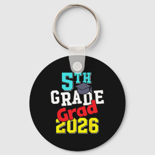 5th Grade Grad 2026 Elementary School Graduation Key Ring