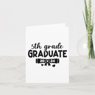 5th Grade Graduate Last Day Of School Senior 2024  Card