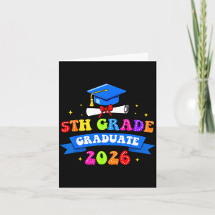 5th grade graduation 2026 graduate class of 2026 card