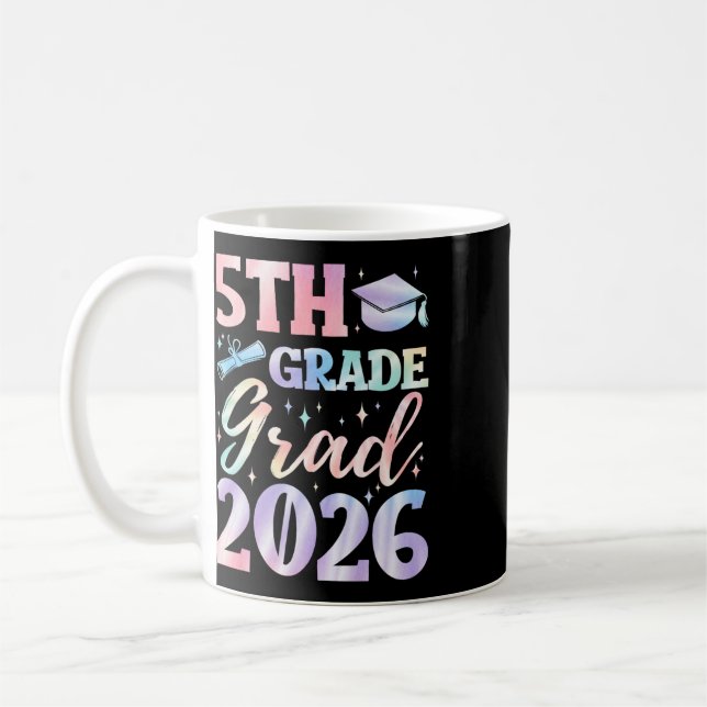 5th Grade Graduation Cl 2026 Elementary School Gra Coffee Mug (Left)