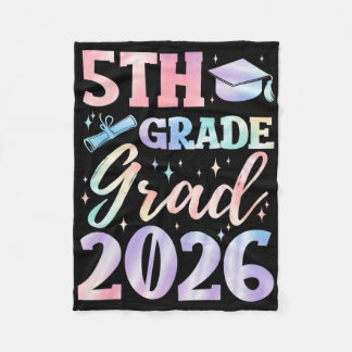 5th Grade Graduation Cl 2026 Elementary School Gra Fleece Blanket