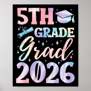 5th Grade Graduation Cl 2026 Elementary School Gra Poster