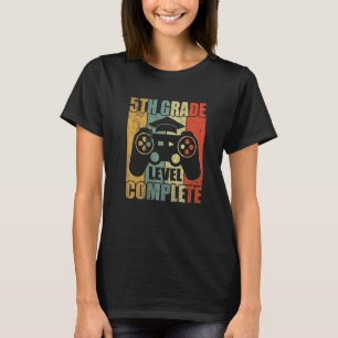 5th Grade Graduation Gamer Boys Level Complete Vid T-Shirt