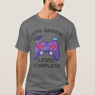5Th Grade Graduation Gamer Graduation Boys And Gir T-Shirt