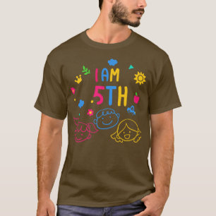 5th grade Kids Birthday Childrens day for boys and T-Shirt