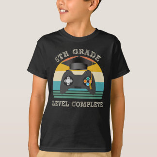 5th Grade Level Complete Cute Game Console T-Shirt