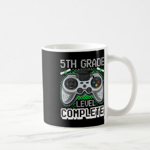 5th Grade Level Complete Gamer 5th Grade Graduatio Coffee Mug