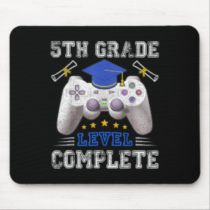 5th Grade Level Complete Gamer Cl Of 2025 Graduati Mouse Pad