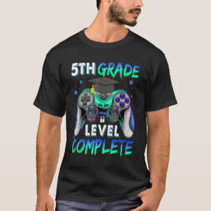 5th Grade Level Complete Happy Last Day Of School  T-Shirt