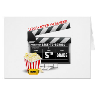 5th Grade Movie Clapboard