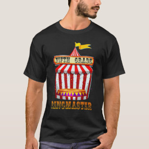 5th Grade Ringmaster Teacher Circus Carnival Back T-Shirt