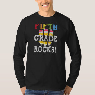 5th Grade Rocks Back To School Student Kid Teacher T-Shirt