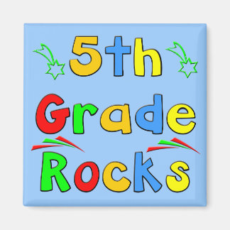 5th Grade Rocks Magnet