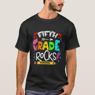 5th grade rocks rocking 5th grade teacher T-Shirt