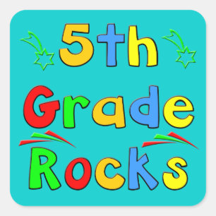 5th Grade Rocks Sticker