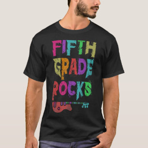 5th Grade Rocks Student Teacher Rocking Fifth Grad T-Shirt