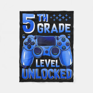 5th Grade Squad Ck To School Student Teacher  Fleece Blanket