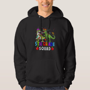 5th Grade Squad Dinosaurs Teacher Student Back To Hoodie