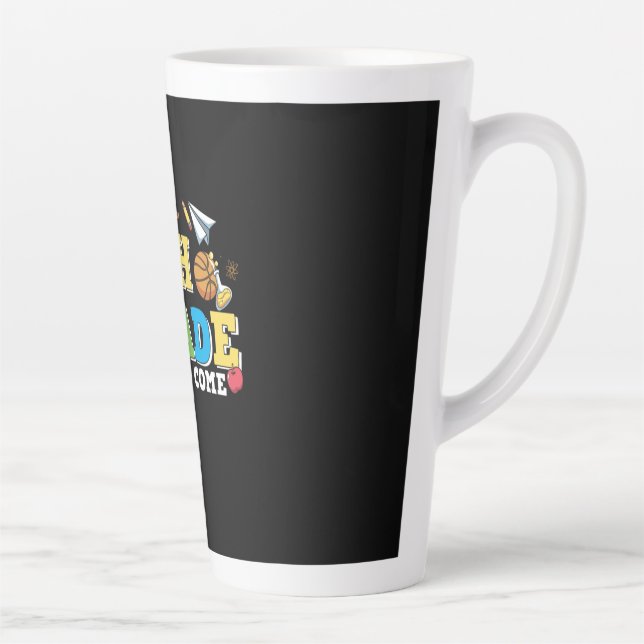5th Grade Teacher 5th Grade Here I Come Latte Mug (Right)